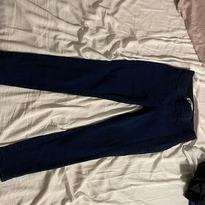 Old navy mid rise super skinny. Size 4 petite. Dark wash